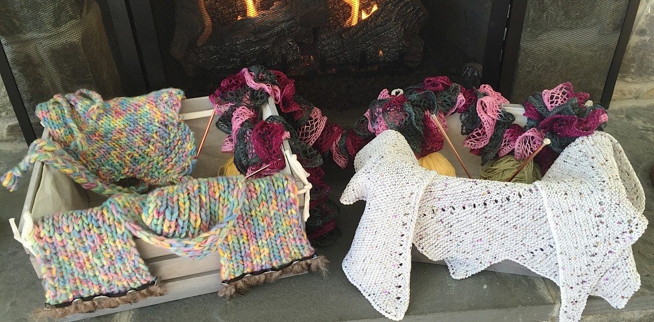 Winter Knitting Homeless