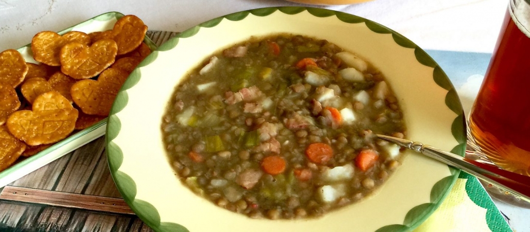 Traditional German Lentil Soup