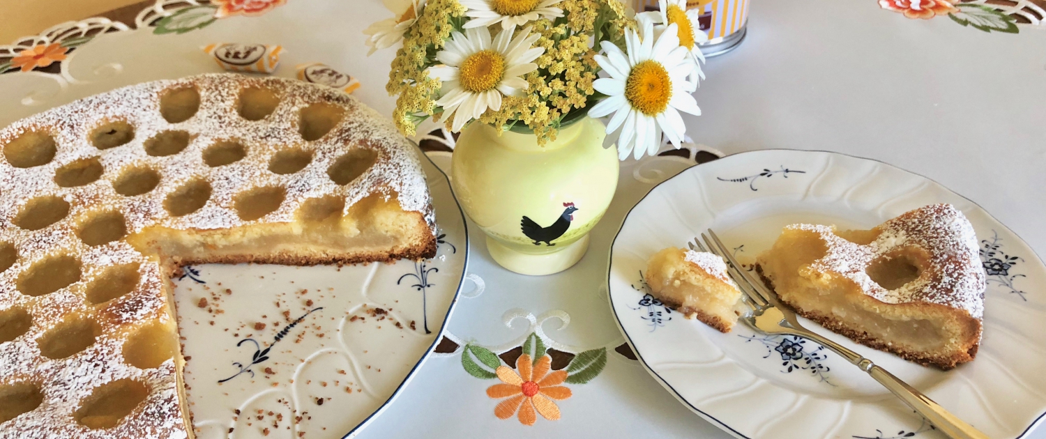 Covered German Apple Cake