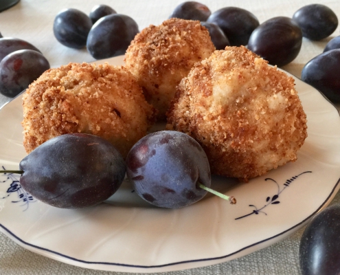 German Plum Potato Dumplings