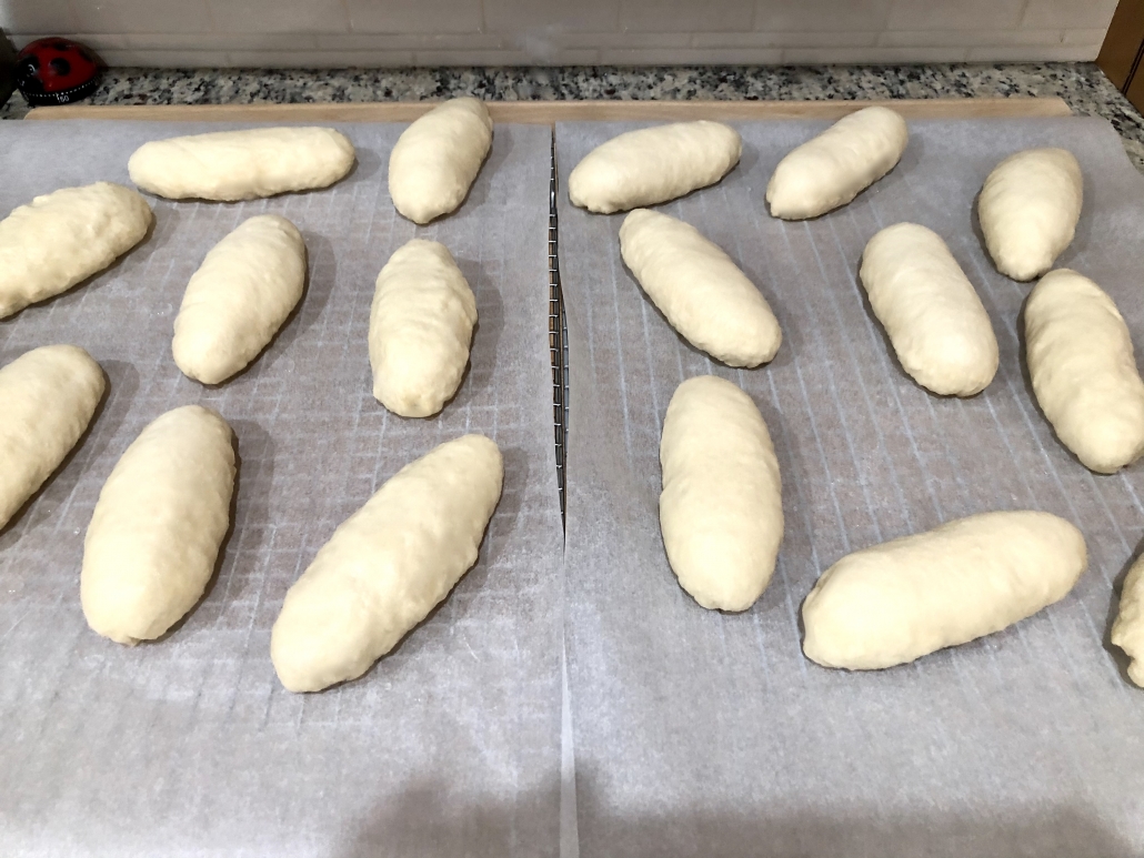Preparation of the buns