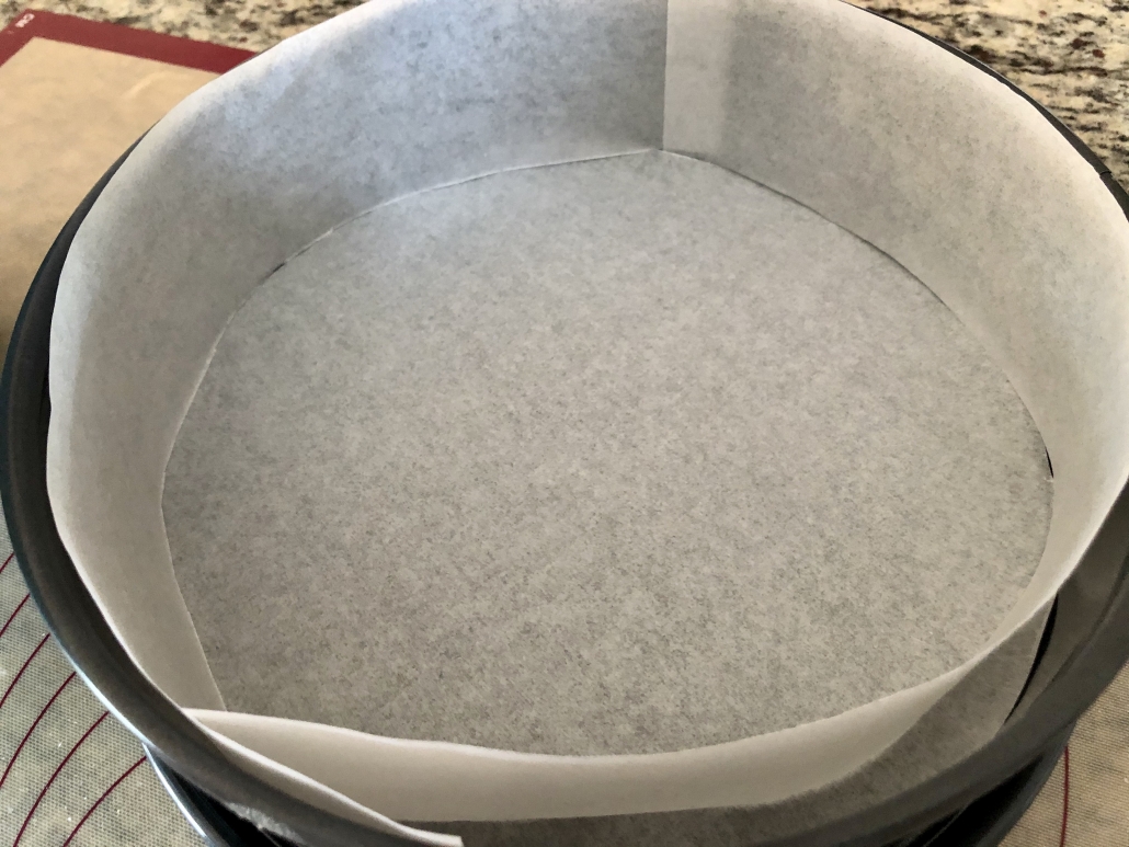 Preparation of the baking pan