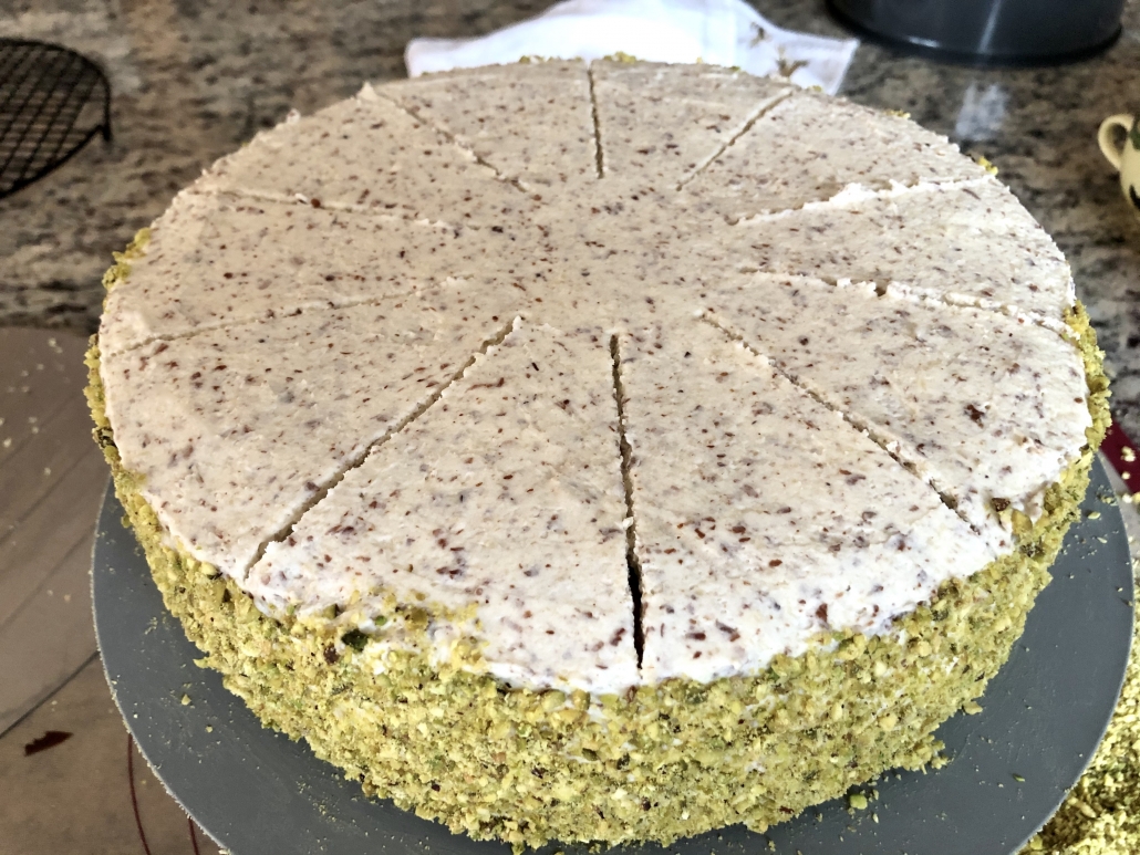 Decoration of the cake