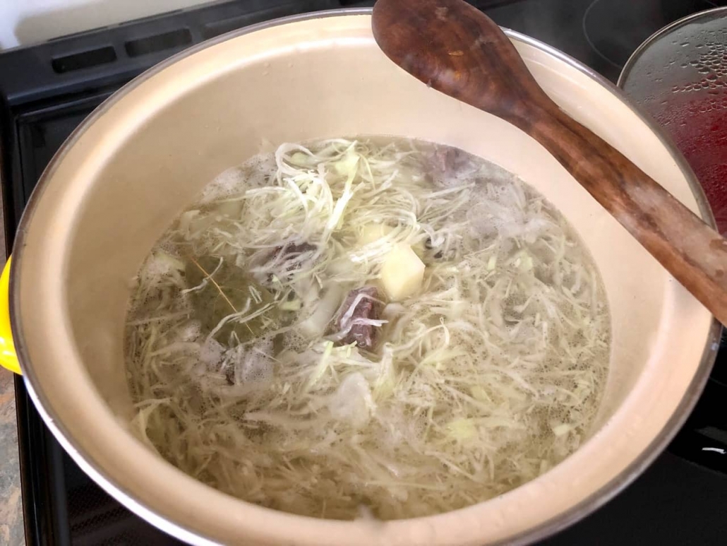 Boiling the soup